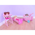 high quality lovely baby stroller girl game Mini Wood Doll Pram